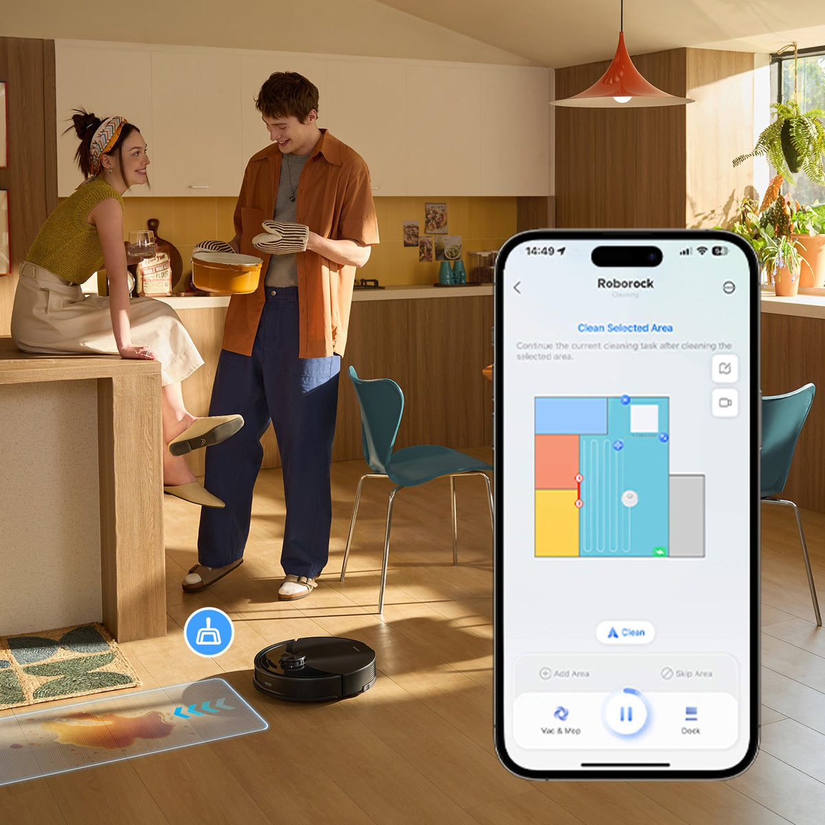 Roborock Q10 S5+ Robot Vacuum and Mop with Dock