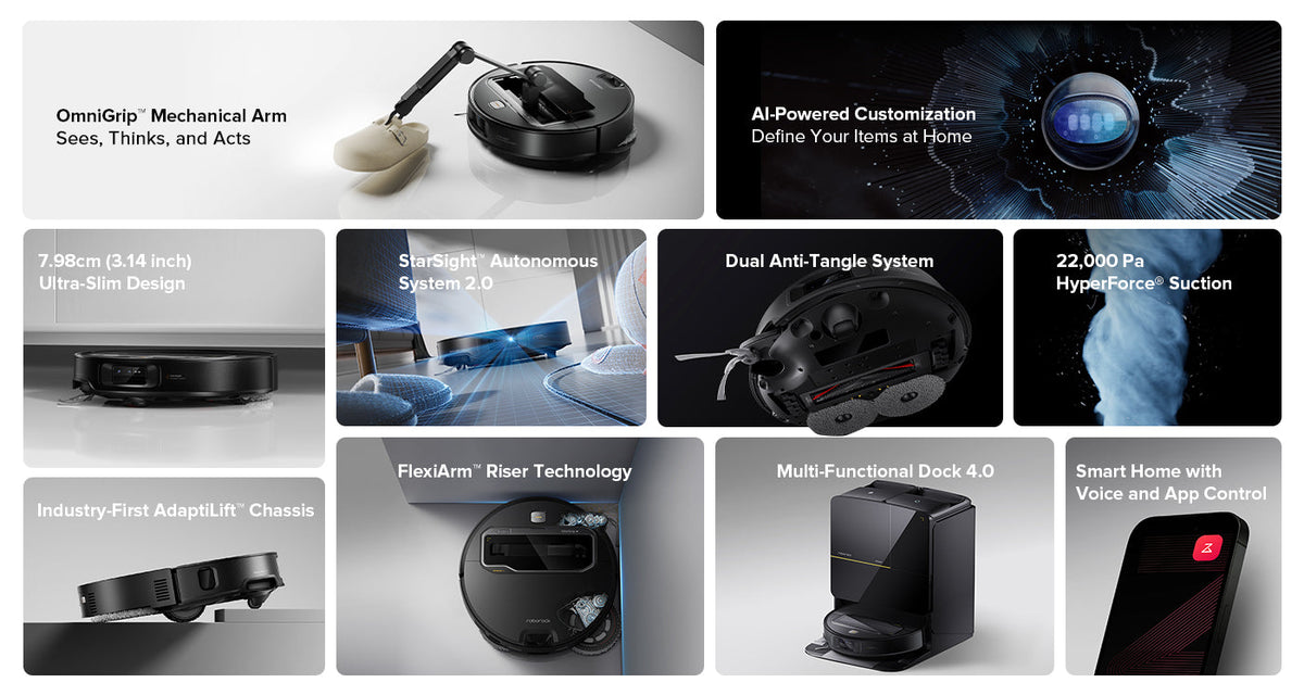 Roborock Saros Z70 Robot Vacuum and Mop