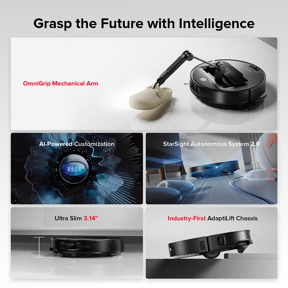 Roborock Saros Z70 Robot Vacuum and Mop