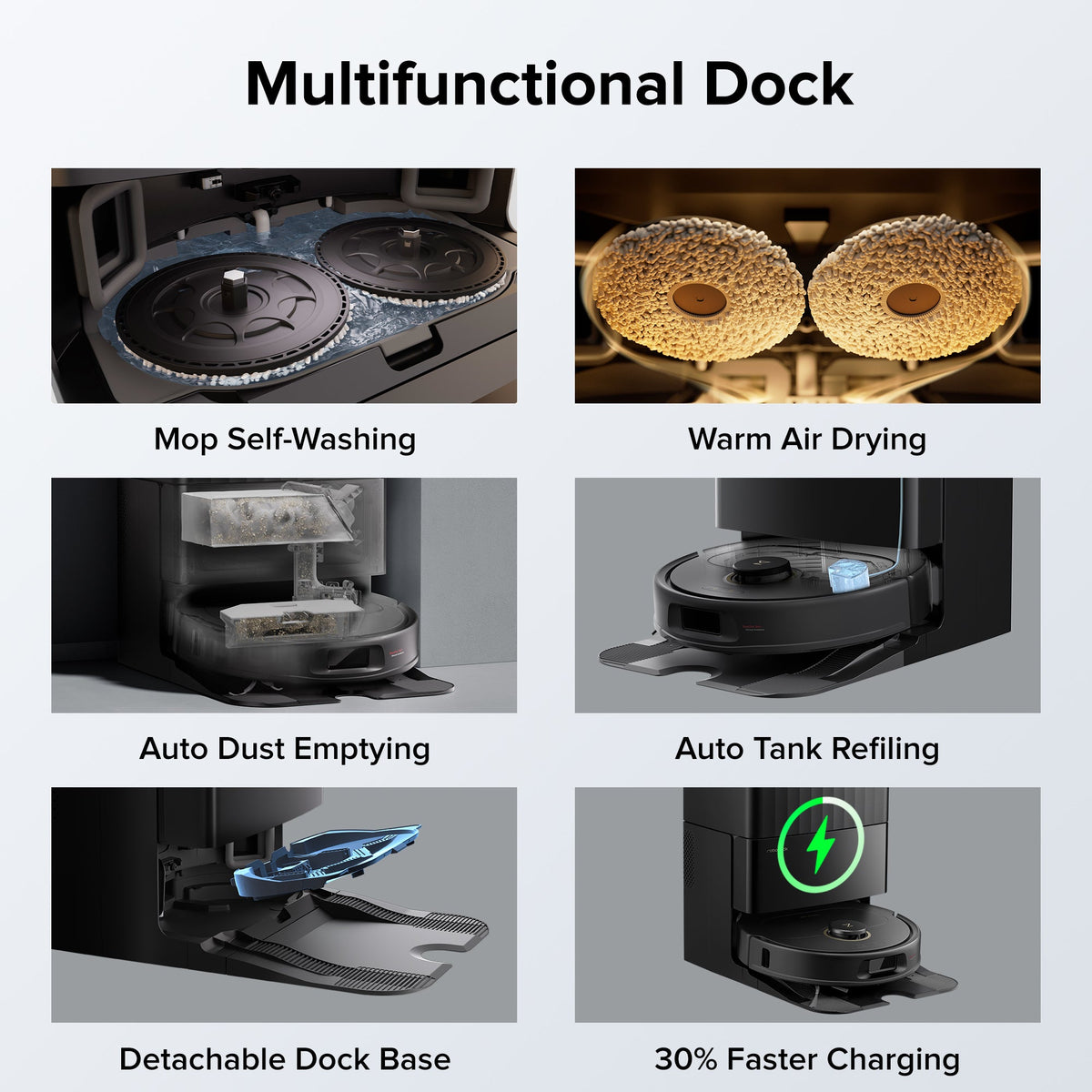 Roborock Qrevo S5V Robot Vacuum and Mop with Dock