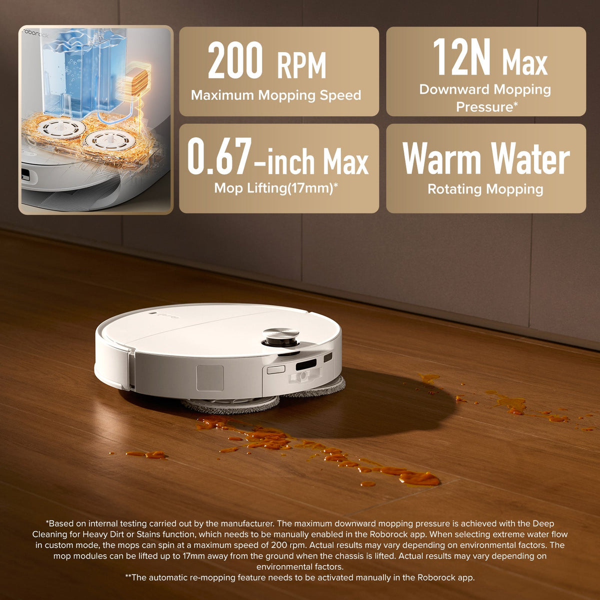 Roborock Qrevo CurvX Robot Vacuum and Mop with Dock