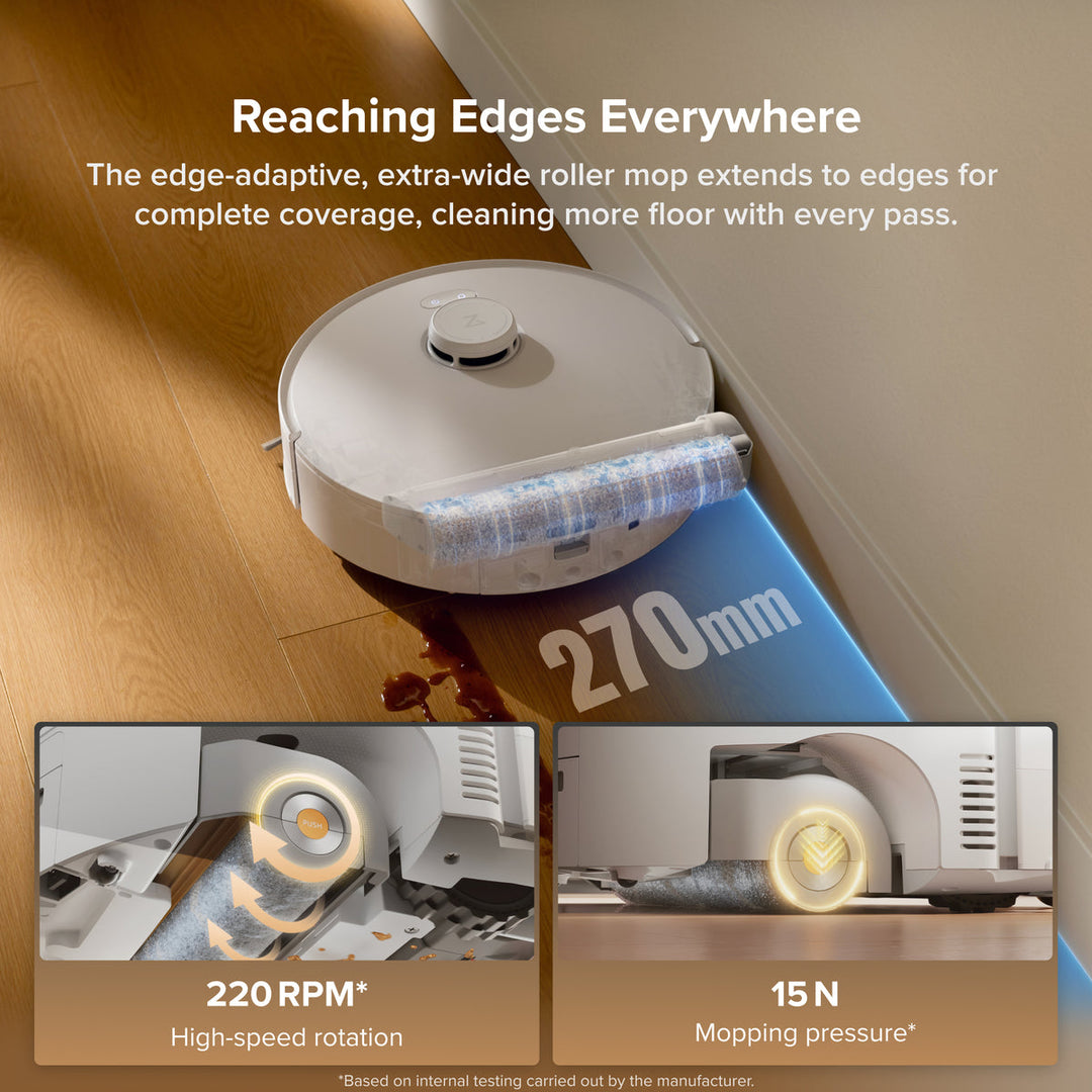 Roborock Qrevo Curv 2 Flow Robot Vacuum and Mop with Dock