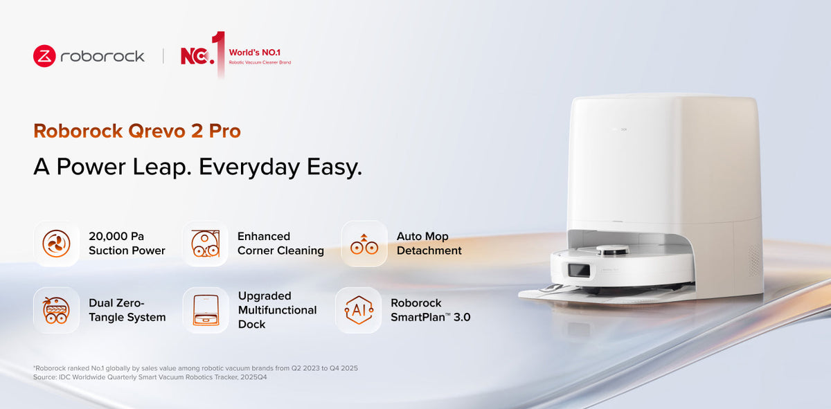 Roborock Qrevo 2 Pro Robot Vacuum and Mop with Dock