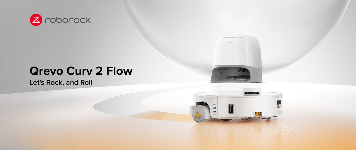 Roborock Qrevo Curv 2 Flow Robot Vacuum and Mop with Dock